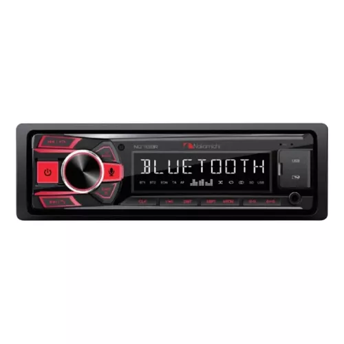 NQ713BB - NAKAMICHI ESTÉREO 1 DIN BLUETOOTH USB AUX