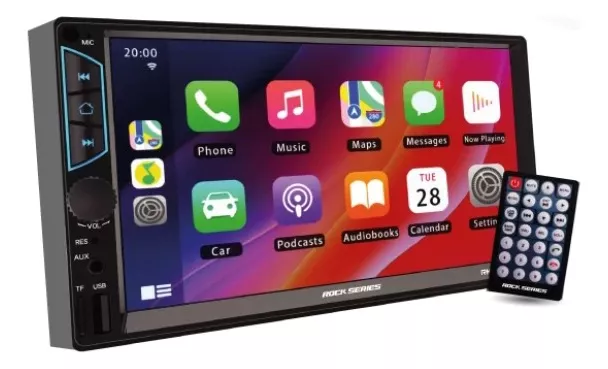 RKS-700AC - ROCK SERIES 2 DIN 7" CARPLAY ANDROID AUTO
