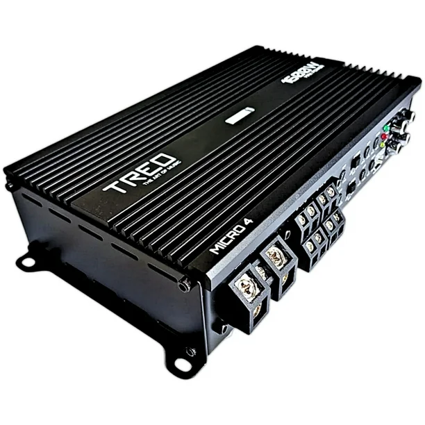 MICRO4 - TREO AMPLIFICADOR 4 cH 125W x2 1000W MAX CLIP LED