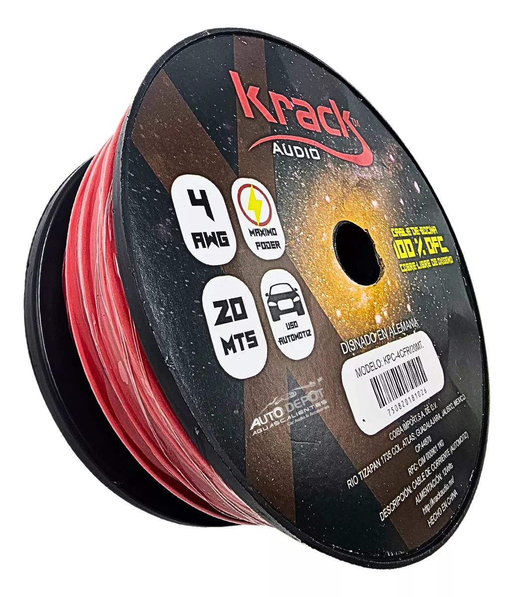 KSCF-16CRS - KRACK ROLLO DE CABLE CAL.16 100% COBRE