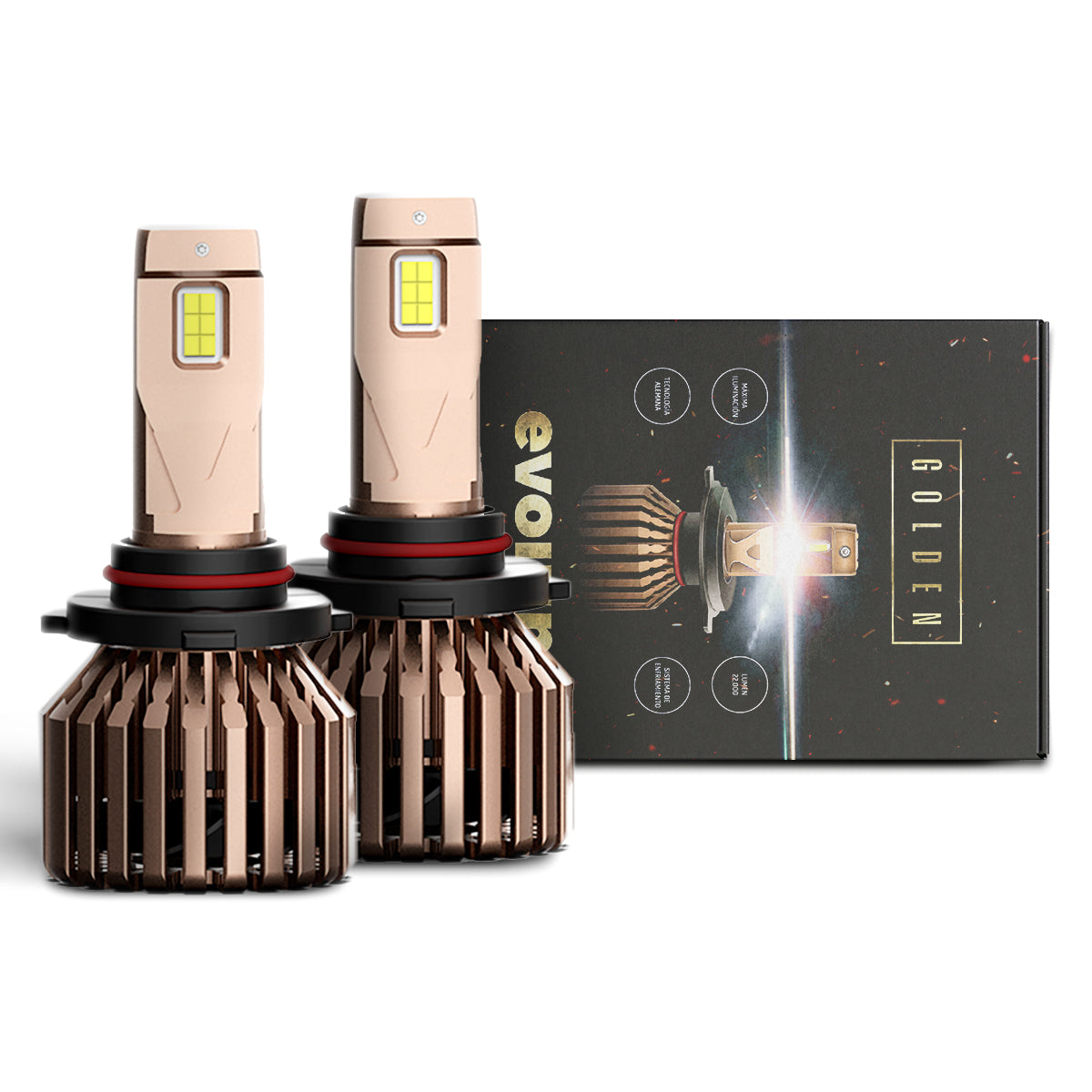 P219005 - EVOLUM LED 9005 GOLDEN 22000 LM CHIP CSP CANBUS