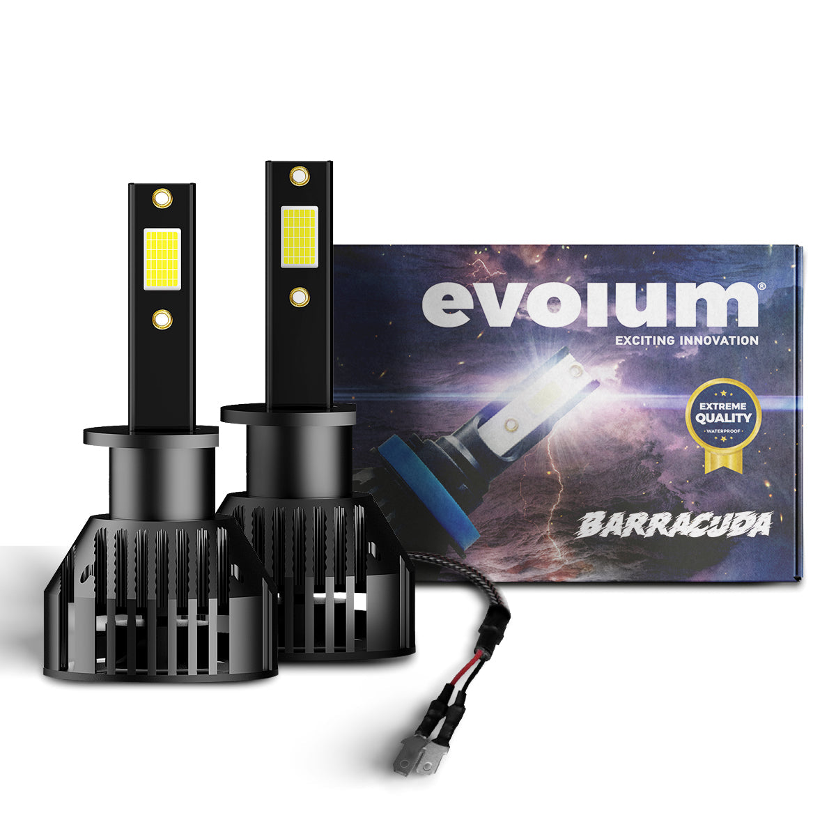B5H1 - EVOLUM LED H1 BARRACUDA 11000 LM 6500K CHIP COB CANBUS