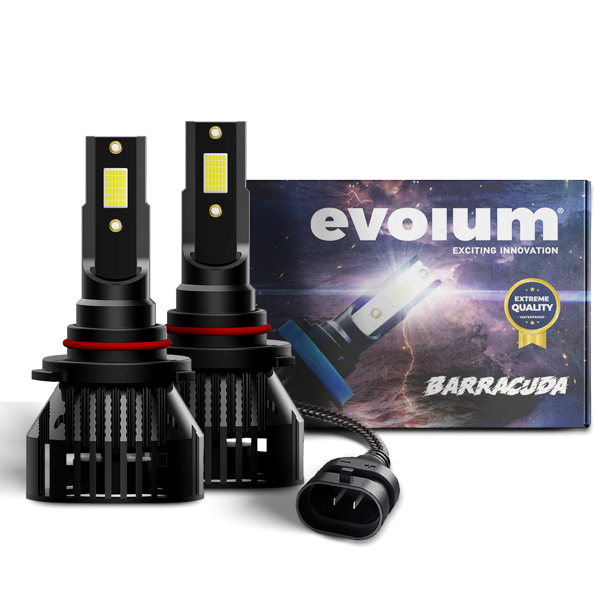 B59005 - EVOLUM LED 9005 BARRACUDA 11000 LM 6500K CHIP COB CANBUS
