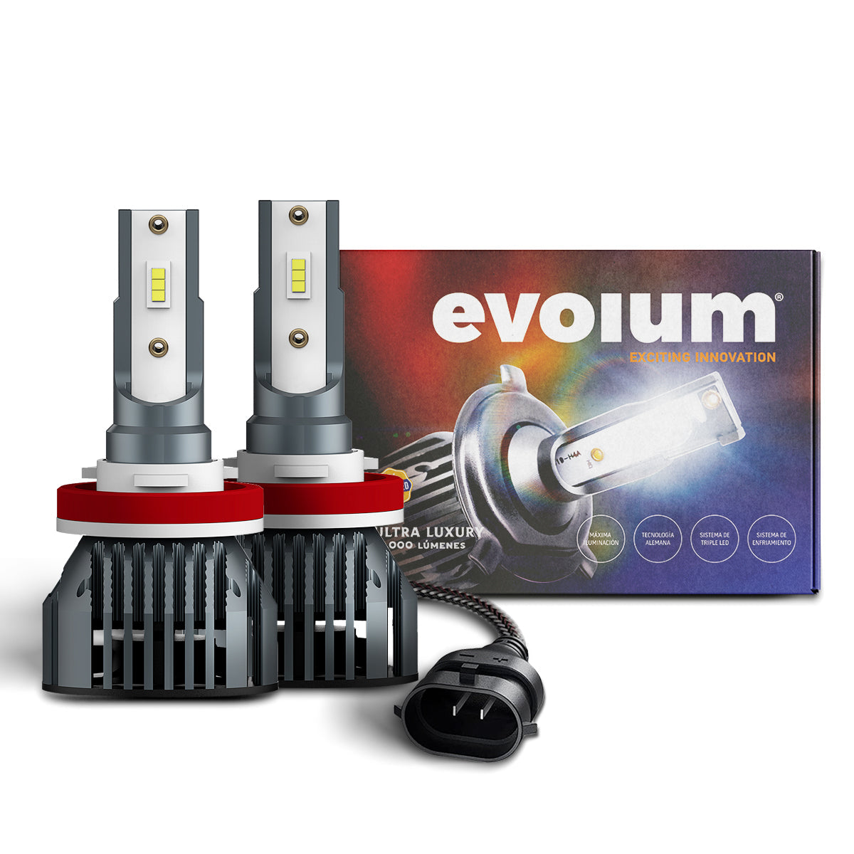 C19H11 - EVOLUM LED H11 LUXURY 14000 LM 6500K CHIP CSP CANBUS