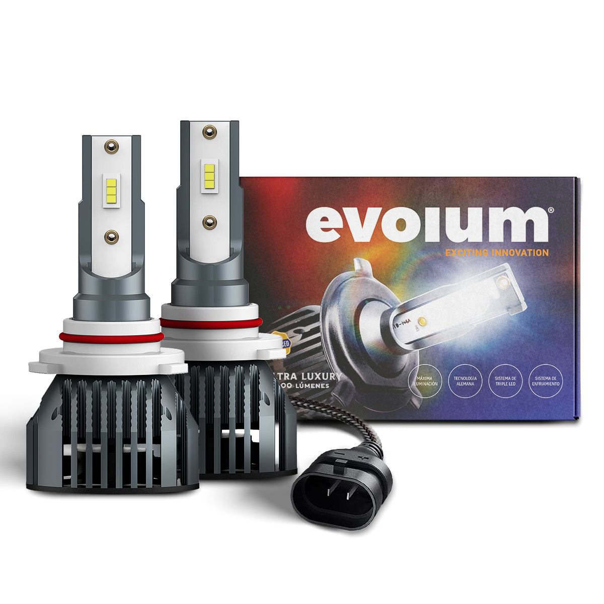 C199006 - EVOLUM LED 9006 LUXURY 14000 LM 6500K CHIP CSP CANBUS