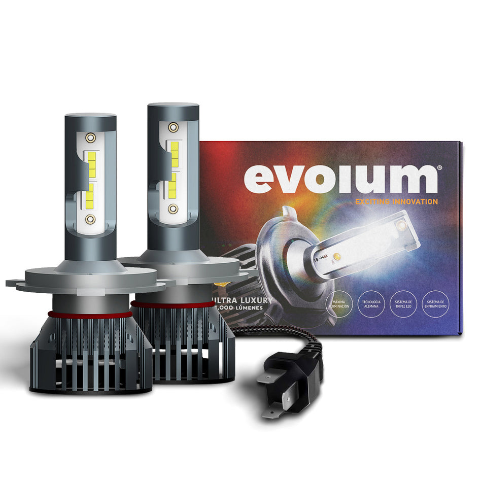 C19H4 - EVOLUM LED H4 LUXURY 14000 LM 6500K CHIP CSP CANBUS