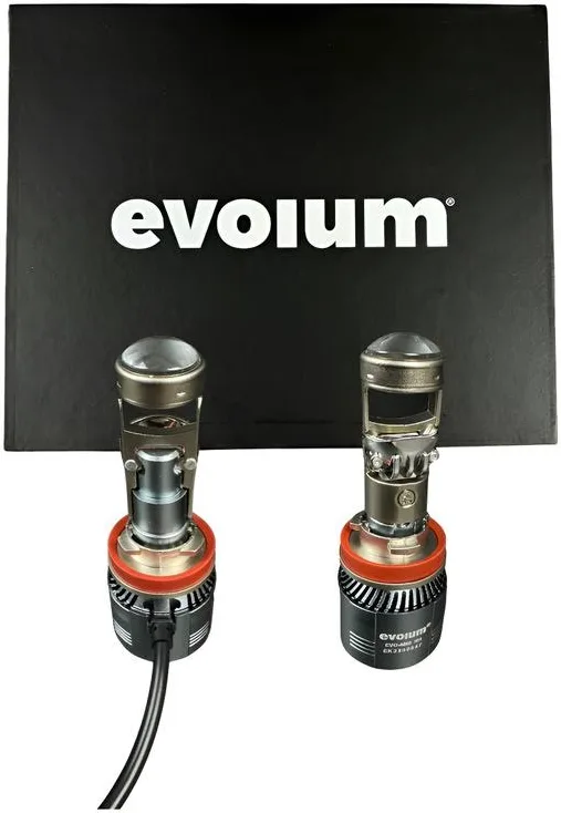 EVO-4002-H11 - EVOLUM PAR DE LEDS CON LUPA 55W 30000 LM H11