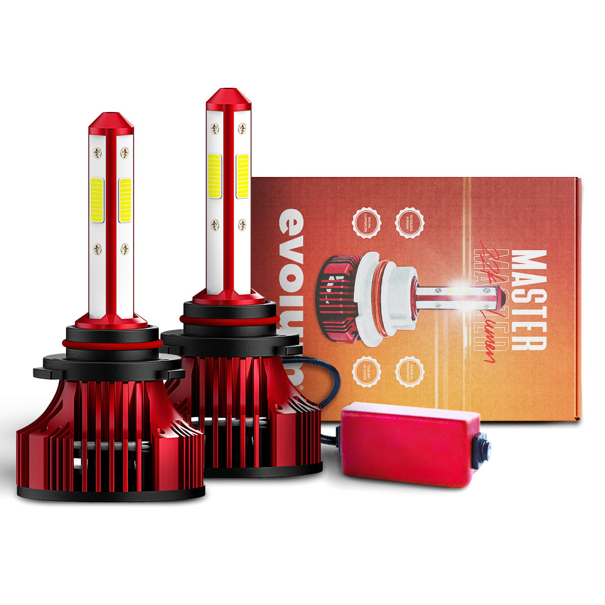 F49006 - EVOLUM LED 9006 MASTER 22000 LM 6500K CHIP COB CANBUS