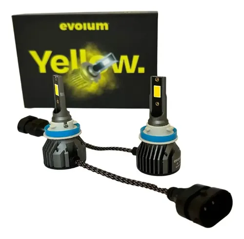 YELLOWH11 - EVOLUM YELLOW 2 CARAS 11000 LUMENES H11