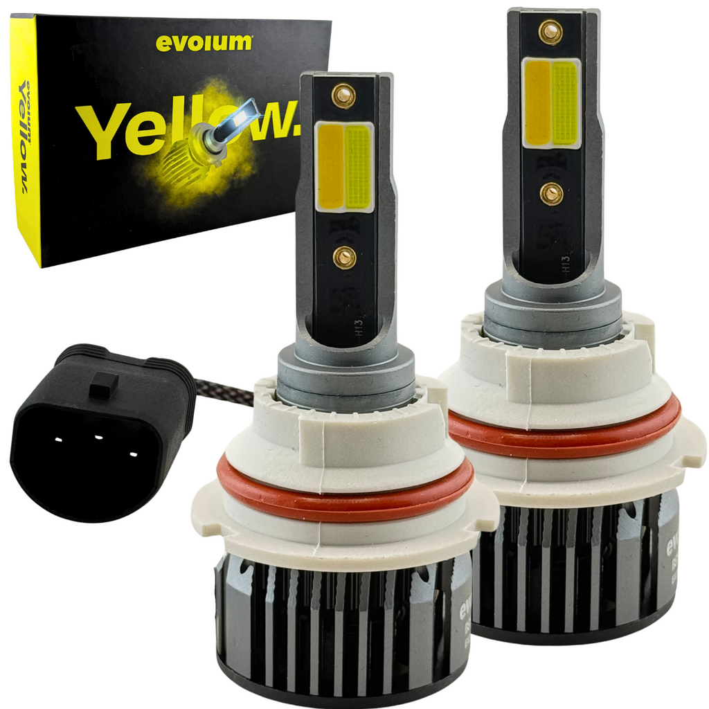 YELLOW9007 - EVOLUM YELLOW 2 CARAS 11000 LUMENES 9007
