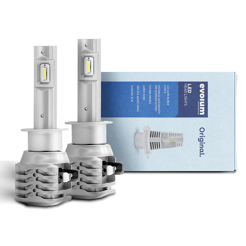 X9H1 - EVOLUM LED H1 ORIGINAL 14500 LM 6500K CHIP CSP CANBUS