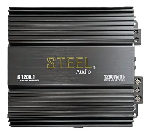 S1200.1 - STEEL AUDIO AMPLIFICADOR 1 CANAL