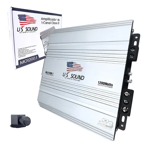 MO1200.1 - US SOUND AMPLIFICADOR 1 CANAL CLASE D 1200W