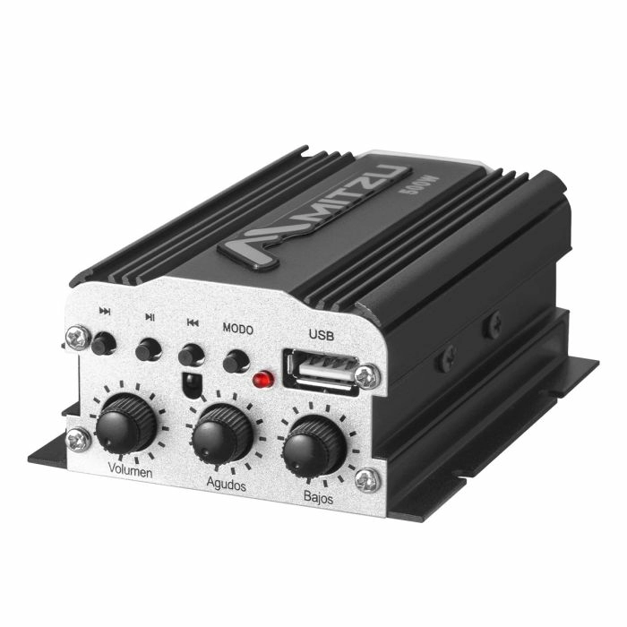 MITZU AMPLIFICADOR 2 CANALES BLUETOOTH 500W