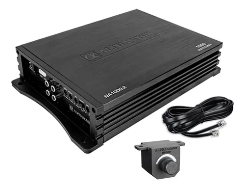 NA1000.2 - ALPHASONIK AMPLIFICADOR DE 2 CANALES CLASE A/B 1000W MAX