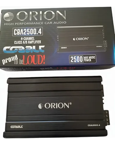 CBA2500.4 - ORION AMPLIFICADOR 4 CANALES 2500W MAX CLASE AB