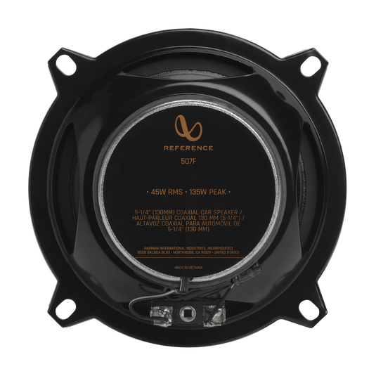 REFERENCE507F - INFINITY PAR DE BOCINAS 5.25" 135W 2 VIAS