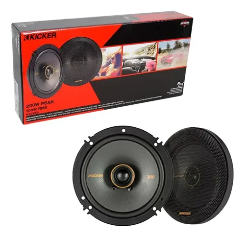 KSC6504 - KICKER BOCINAS 6.5" 2 VIAS 100W RMS 4 OHMS