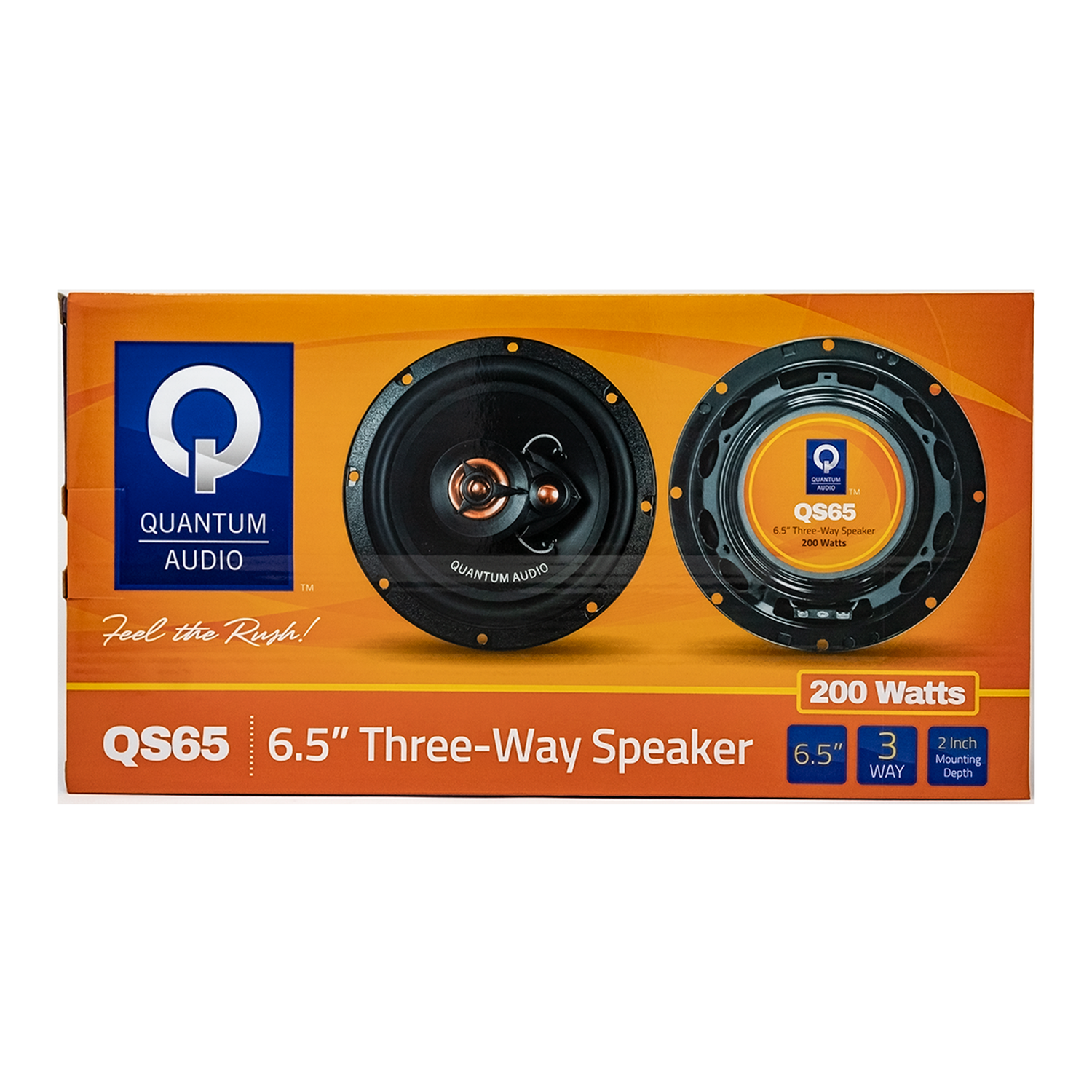 QS65 - QUANTUM BOCINAS 6.5" 3 VIAS 55W RMS 200W MAX 4 OHMS