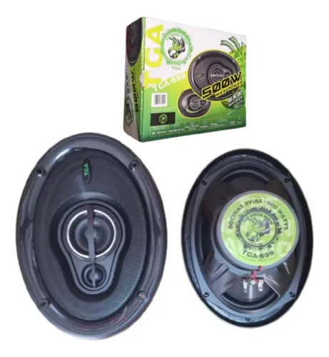 TGA-698 - GREEN AUDIO PAR DE BOCINAS 6X9" 500W MAX 2 VIAS