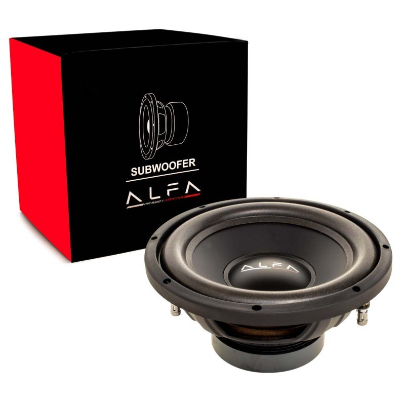CT10D4 - ALFA SUBWOOFER 10" DUAL 4 300W RMS