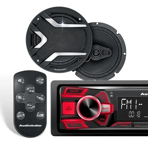 AA400 COMBO - AUDIOBAHN ESTEREO BT + BOCINAS 6.5"