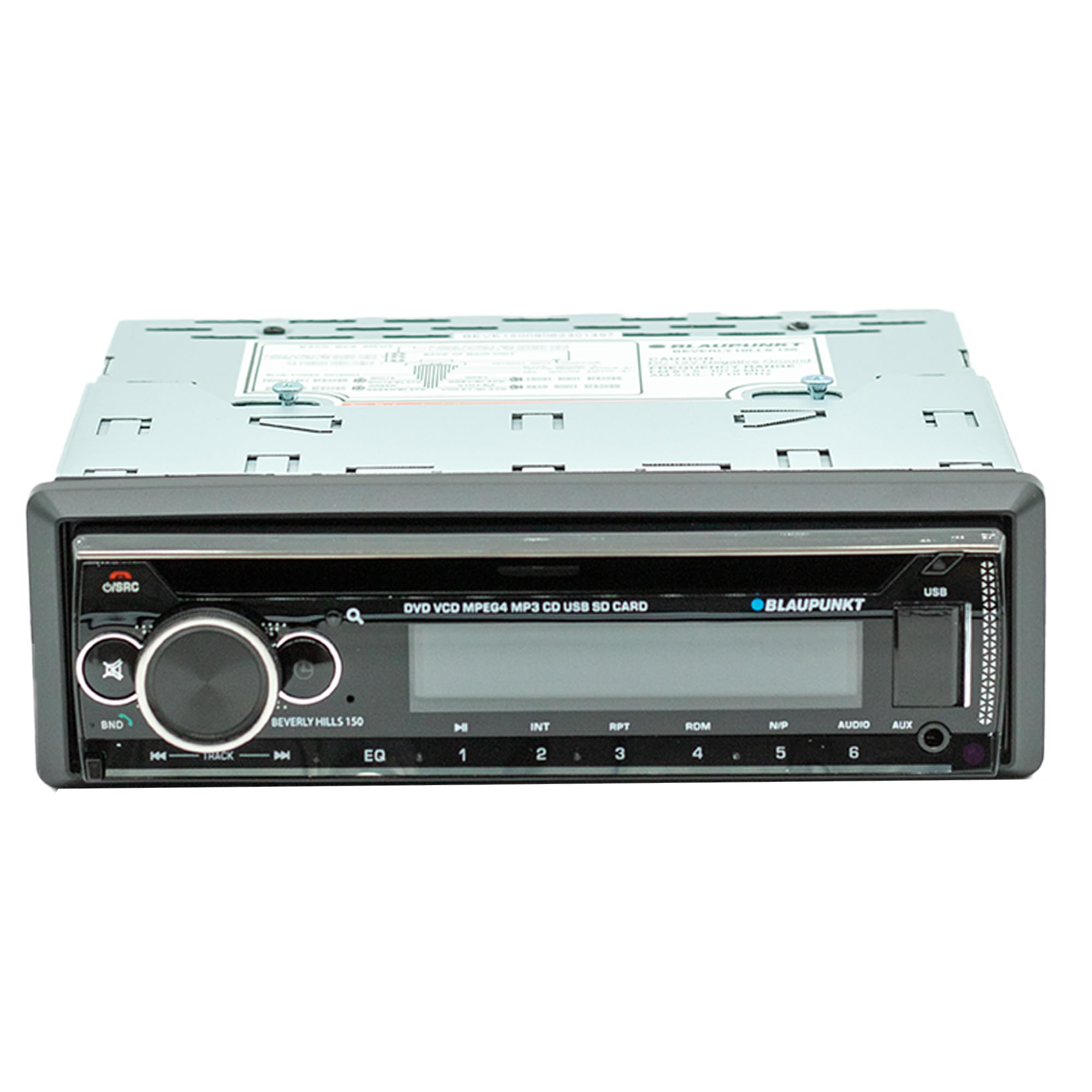 BEVERLY HILLS71 - BLAUPUNKT 1 DIN DVD CD BT USB AUX SD PANEL DESMONTABLE