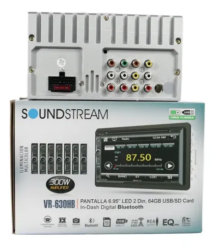 VR-630HB - SOUNDSTREAM PANTALLA 6.95” BT USB AUX