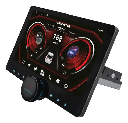 HAD310-S10 - MONSTER PANTALLA 10.1" 1 DINCARPLAY & ANDROID AUTO 2/32GB