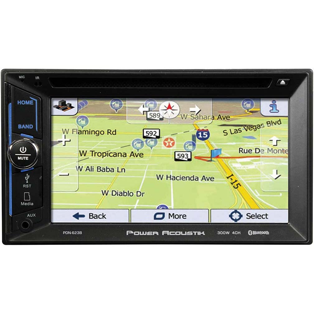 PDN-623D - POWER ACOUSTIK PANTALLA 6.2" GPS CD DVD BLUETOOTH