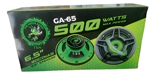 TGA-OS6.5 - GREEN AUDIO PAR MEDIOS RANGOS 6.5" 600W MAX CON REJILLAS