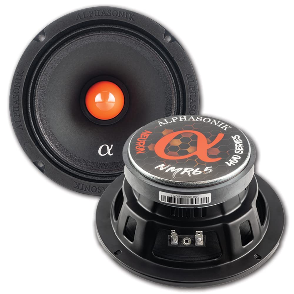 NMR65 - ALPHASONIK PAR MEDIOS RANGOS DE 6.5" BULLET 600W MAX 150W RMS 4 OHMS