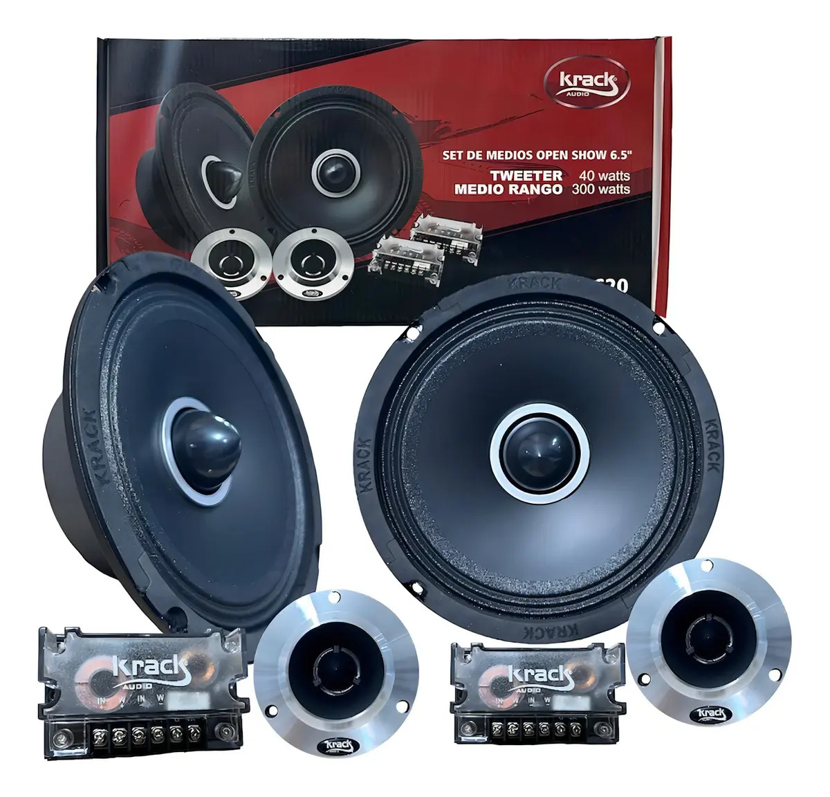 KTM-620 - KRACK SET OPEN SHOW 6.5" 2 VIAS
