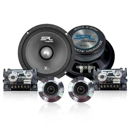 PRO-COMP-6 - STEELPRO SET 6.5" MEDIOS RANGOS +TW BULLET 200W