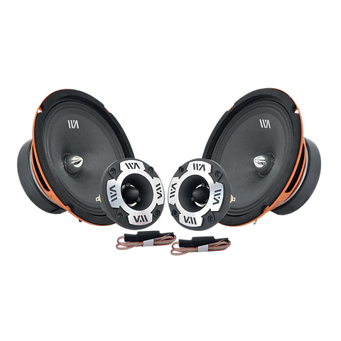 CABO68PK - WAR AUDIO PAR DE MEDIOS RANGOS DE 6.5" + PAR TW BULLET
