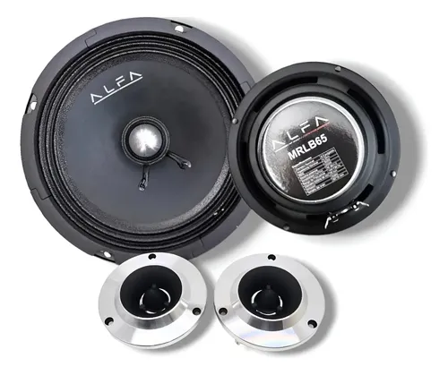 MRLB65 - ALFA PAR DE MEDIO RANGO BULLET 6.5" 100W RMS 200W MAX 4 OHMS