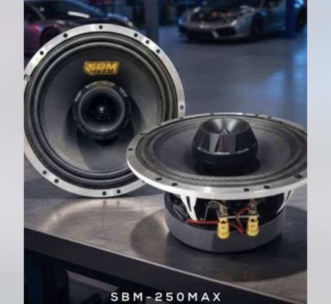 SBM-250WMAX - SBM MEDIO RANGO 6.5" CON DRIVER 250W MAX 92DB 4 OHMS