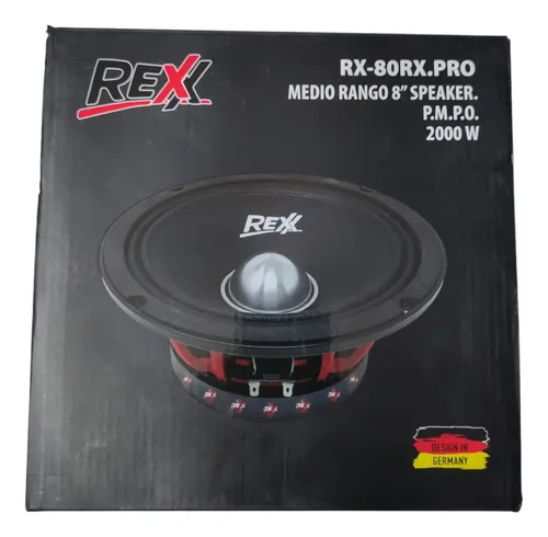 RX-80RX-PRO - REXX PAR MEDIOS RANGOS 8" 2000W MAX