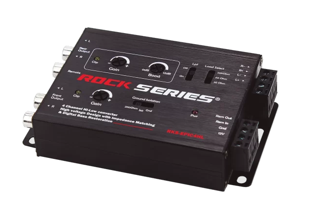 RKS-EPIC4HL - ROCK SERIES HILOW 4CH SELECTOR DE IMPEDANCIA + EPICENTRO