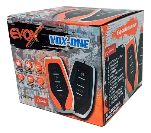 VOX-ONE - EVOX ALARMA PARA AUTO 17 FUNCIONES
