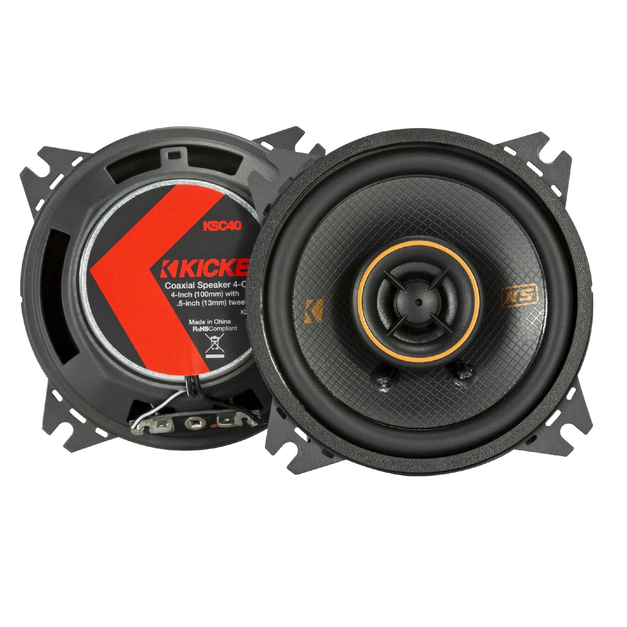 KSC404 - KICKER LINEA KS PAR DE BOCINAS 4" 150W 4 OHMS