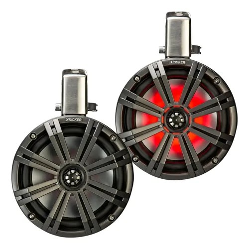 KMTC8 - PAR DE BOCINAS MARINAS DE TORRE 8" 150W RMS KICKER