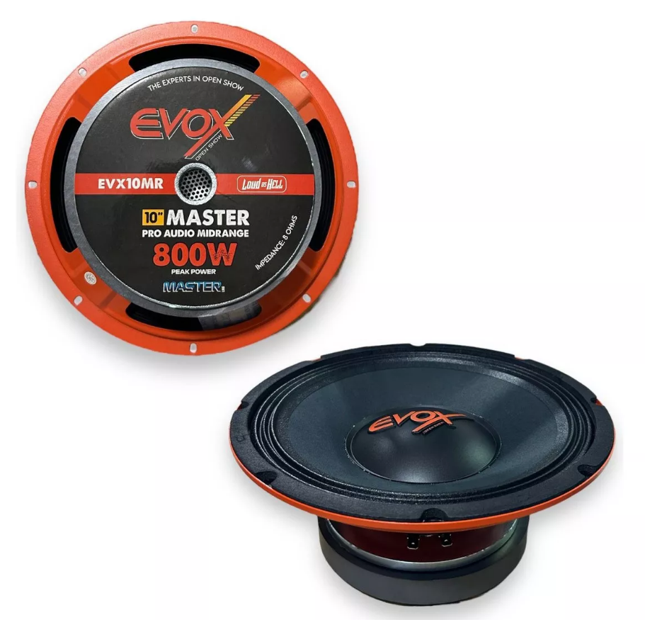 EVX10MR - EVOX MEDIO RANGO DE 10" 400W RMS 800W MAX 8 OHMS