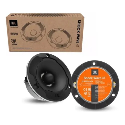 PAR DE TWEETER DE BALA JBL SHOCK WAVE 4T 4" 70W MAX 35W RMS