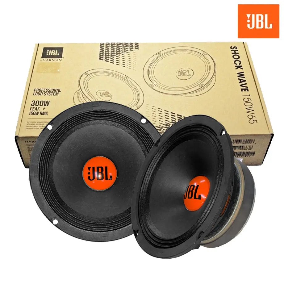 PAR DE MEDIOS RANGOS JBL 150W65 6.5" 300W MAX 150W RMS 4 OHMS