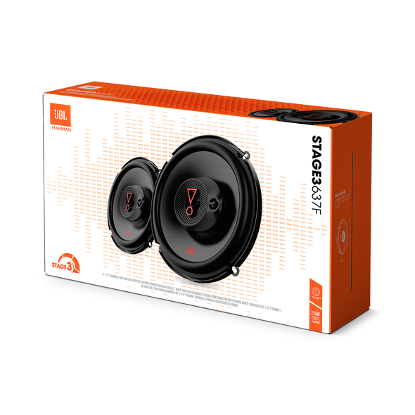 PAR DE BOCINAS JBL STAGE3637F 6.5" 3 VIAS 45W RMS 135W MAX 4 OHMS