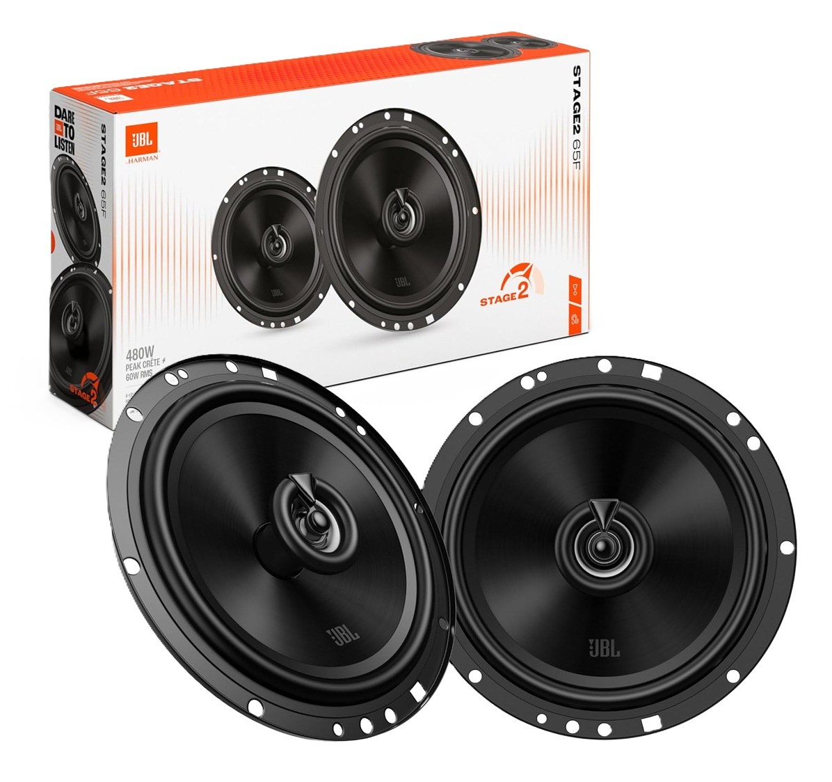PAR DE BOCINAS JBL STAGE265F 6.5" 2 VIAS 480W MAX
