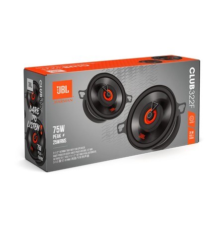 PAR DE BOCINAS JBL CLUB322F 3.5" 2 VIAS 75W MAX 4 OHMS