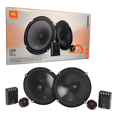 SET DE MEDIOS JBL STAGE3607CF 6.5" 2 VIAS 150W MAX 4 OHMS