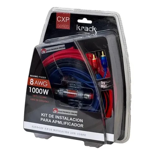 KAK8-CXP - KRACK KIT DE INSTALACION CALIBRE 8 100% COBRE
